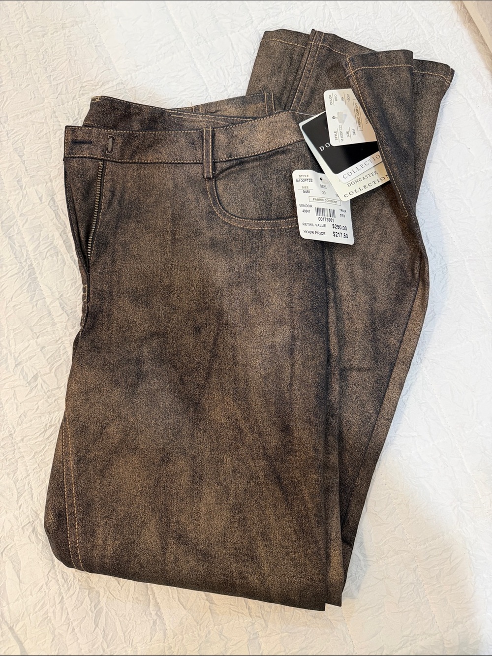Doncaster Women’s Brown Straight-Leg Jeans
